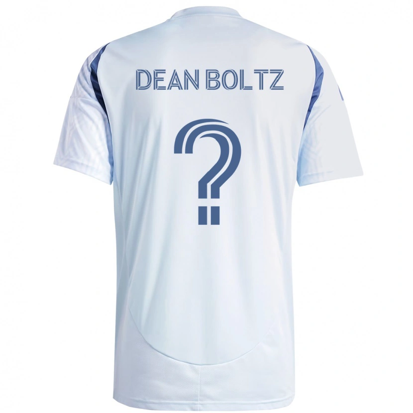 Danxen Børn Dean Boltz #0 Rød Hvid Udebane Spillertrøjer 2025/26 Trøje T-Shirt