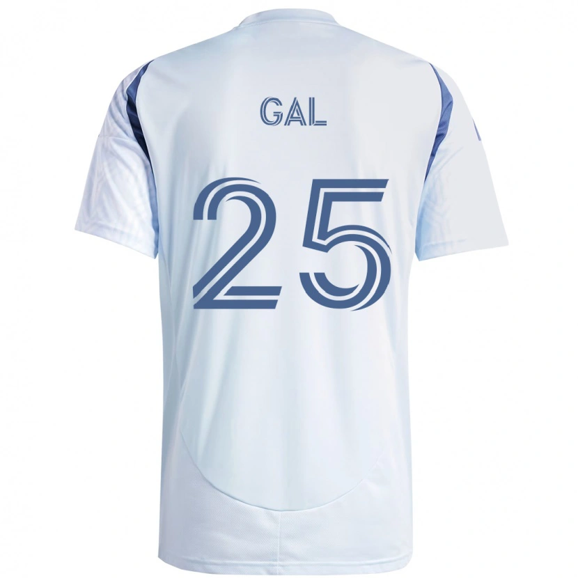 Danxen Børn Jeff Gal #25 Rød Hvid Udebane Spillertrøjer 2025/26 Trøje T-Shirt