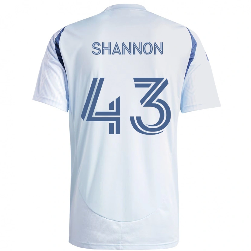 Danxen Børn Jaylen Shannon #43 Rød Hvid Udebane Spillertrøjer 2025/26 Trøje T-Shirt