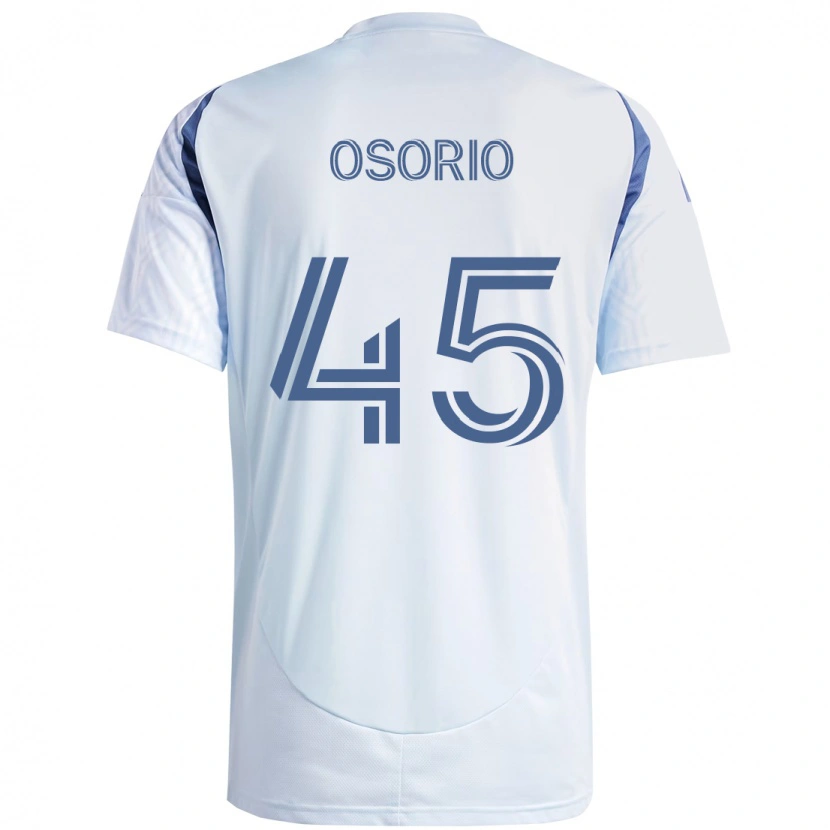 Danxen Børn Harold Osorio #45 Rød Hvid Udebane Spillertrøjer 2025/26 Trøje T-Shirt