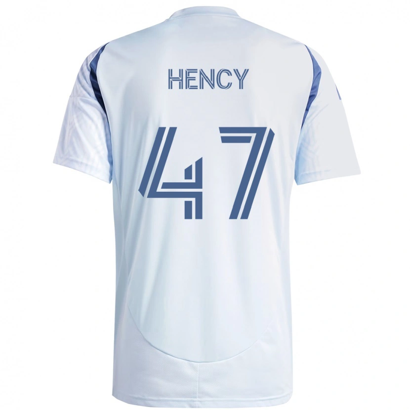 Danxen Børn Billy Hency #47 Rød Hvid Udebane Spillertrøjer 2025/26 Trøje T-Shirt
