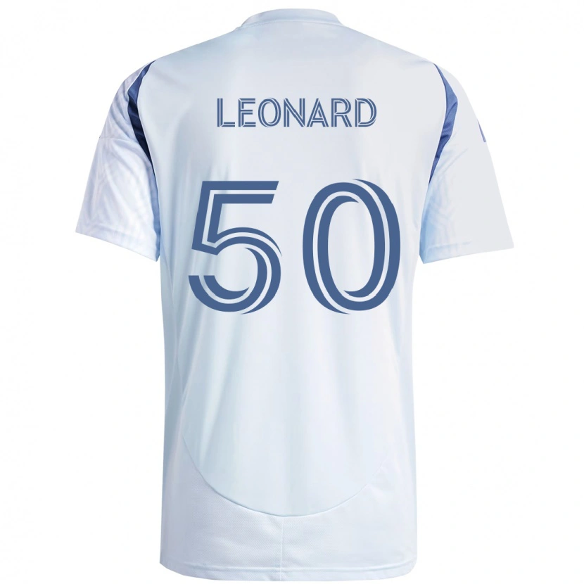 Danxen Børn Eric Leonard #50 Rød Hvid Udebane Spillertrøjer 2025/26 Trøje T-Shirt