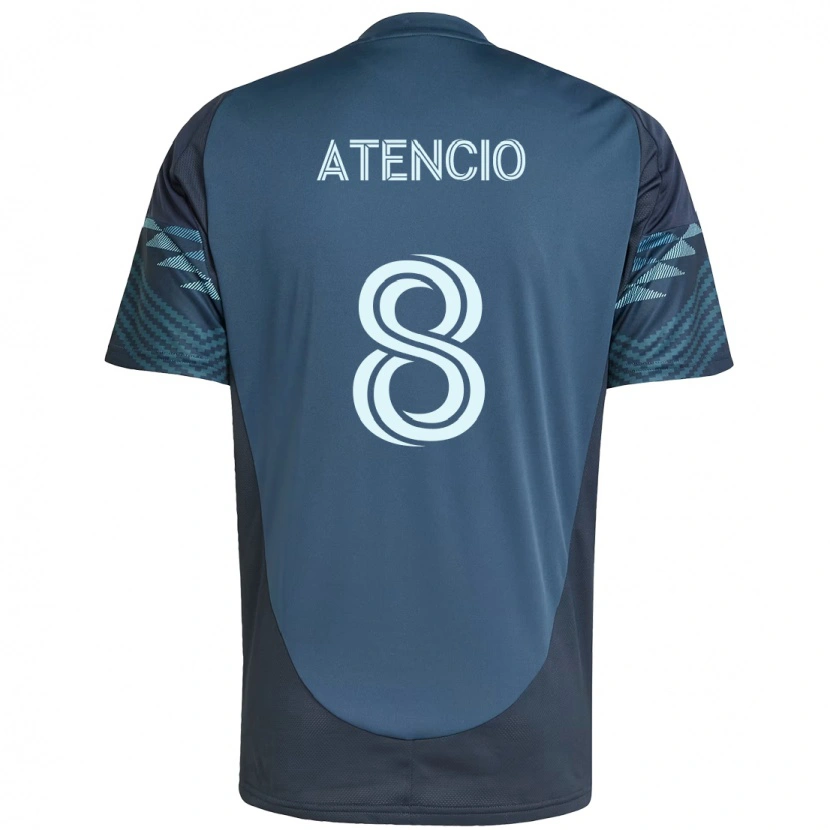 Danxen Børn Josh Atencio #8 Grøn Hvid Udebane Spillertrøjer 2025/26 Trøje T-Shirt