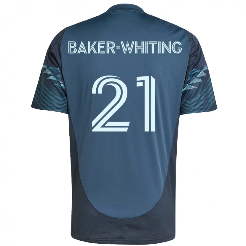 Danxen Børn Reed Baker-Whiting #21 Grøn Hvid Udebane Spillertrøjer 2025/26 Trøje T-Shirt