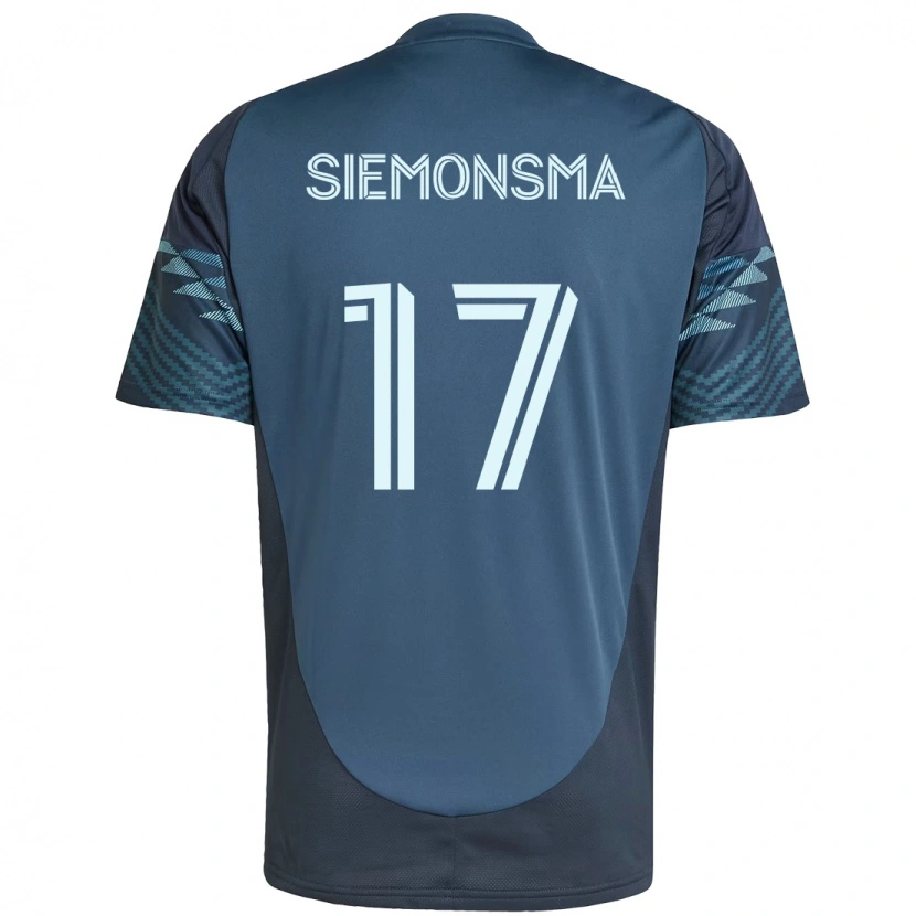 Danxen Børn Sianna Siemonsma #17 Grøn Hvid Udebane Spillertrøjer 2025/26 Trøje T-Shirt