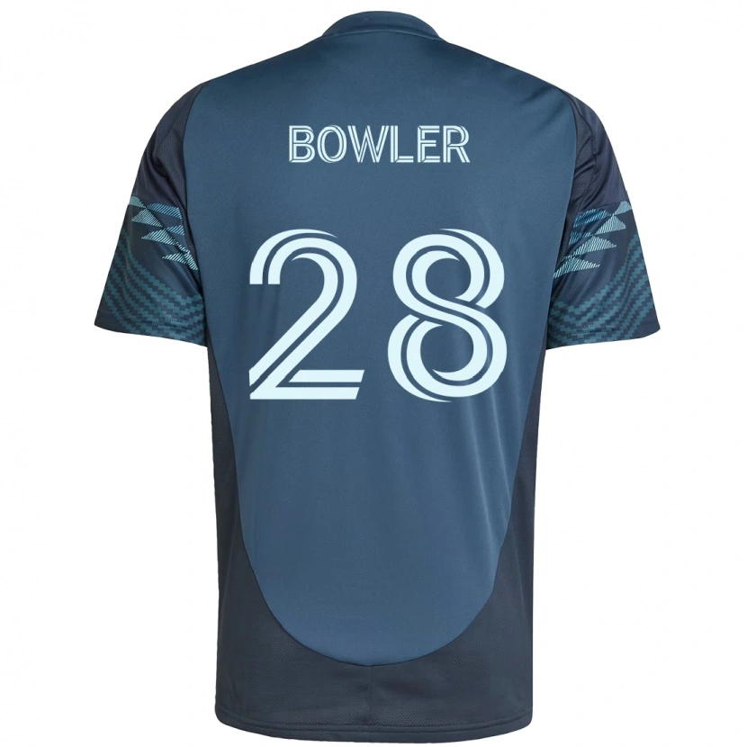 Danxen Børn Rachel Bowler #28 Grøn Hvid Udebane Spillertrøjer 2025/26 Trøje T-Shirt