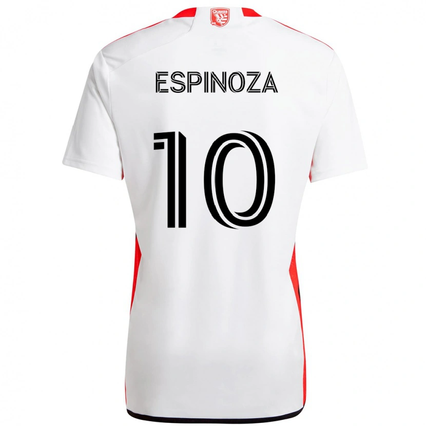 Danxen Børn Cristian Espinoza #10 Sort Mørkeblå Udebane Spillertrøjer 2025/26 Trøje T-Shirt