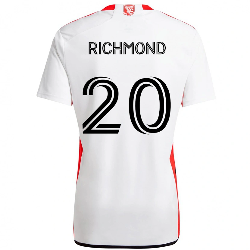 Danxen Børn Will Richmond #20 Sort Mørkeblå Udebane Spillertrøjer 2025/26 Trøje T-Shirt