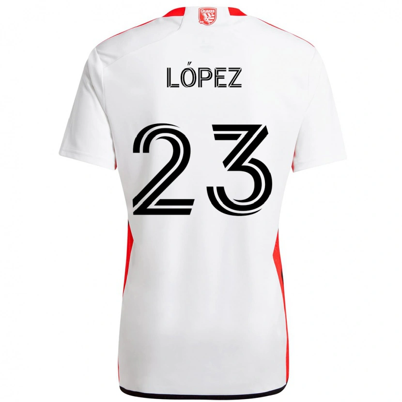 Danxen Børn Hernán López #23 Sort Mørkeblå Udebane Spillertrøjer 2025/26 Trøje T-Shirt