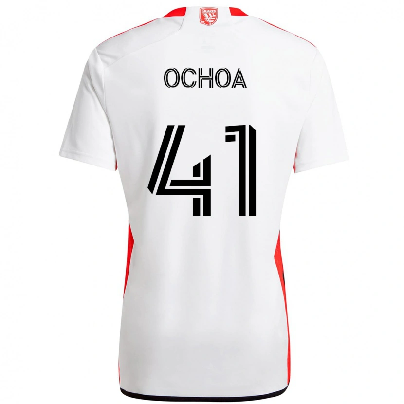 Danxen Børn Emmanuel Ochoa #41 Sort Mørkeblå Udebane Spillertrøjer 2025/26 Trøje T-Shirt