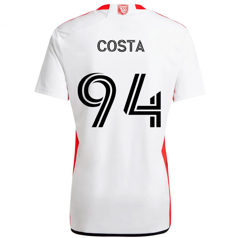 Danxen Børn Vítor Costa #94 Sort Mørkeblå Udebane Spillertrøjer 2025/26 Trøje T-Shirt