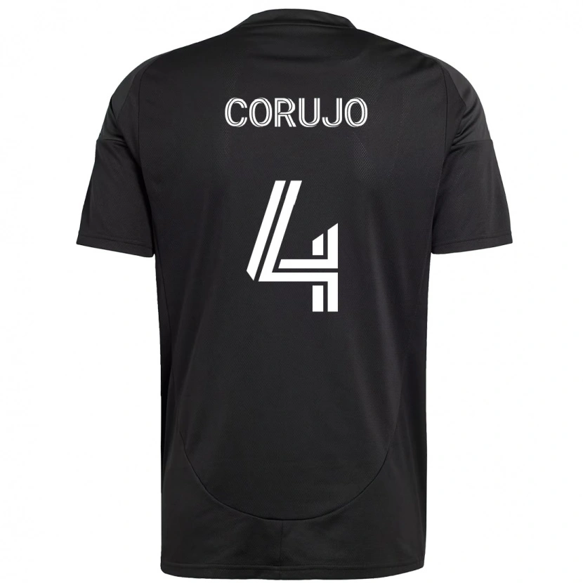 Danxen Børn Guzmán Corujo #4 Himmelblå Hvid Udebane Spillertrøjer 2025/26 Trøje T-Shirt