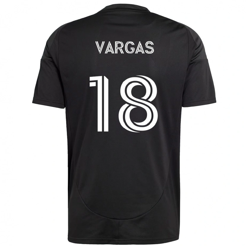 Danxen Børn Kerwin Vargas #18 Himmelblå Hvid Udebane Spillertrøjer 2025/26 Trøje T-Shirt