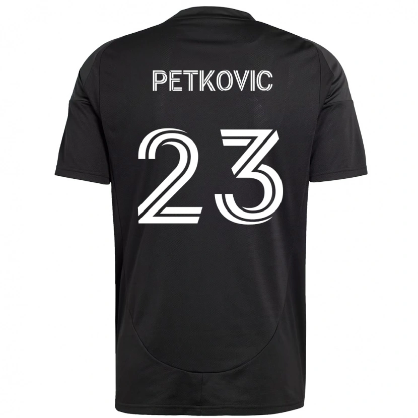 Danxen Børn Nikola Petkovic #23 Himmelblå Hvid Udebane Spillertrøjer 2025/26 Trøje T-Shirt