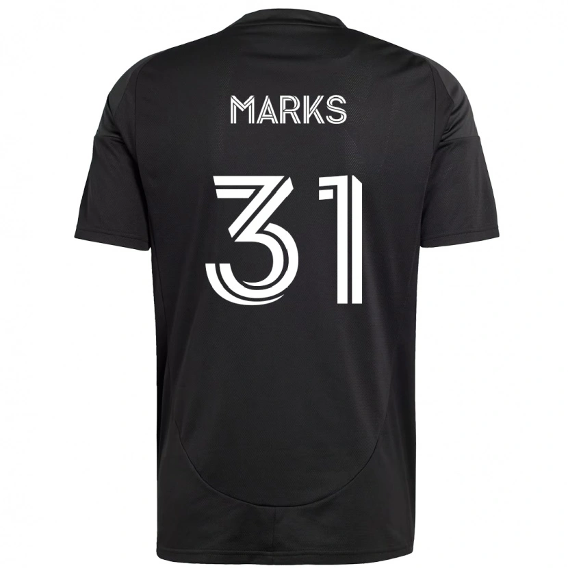 Danxen Børn George Marks #31 Himmelblå Hvid Udebane Spillertrøjer 2025/26 Trøje T-Shirt