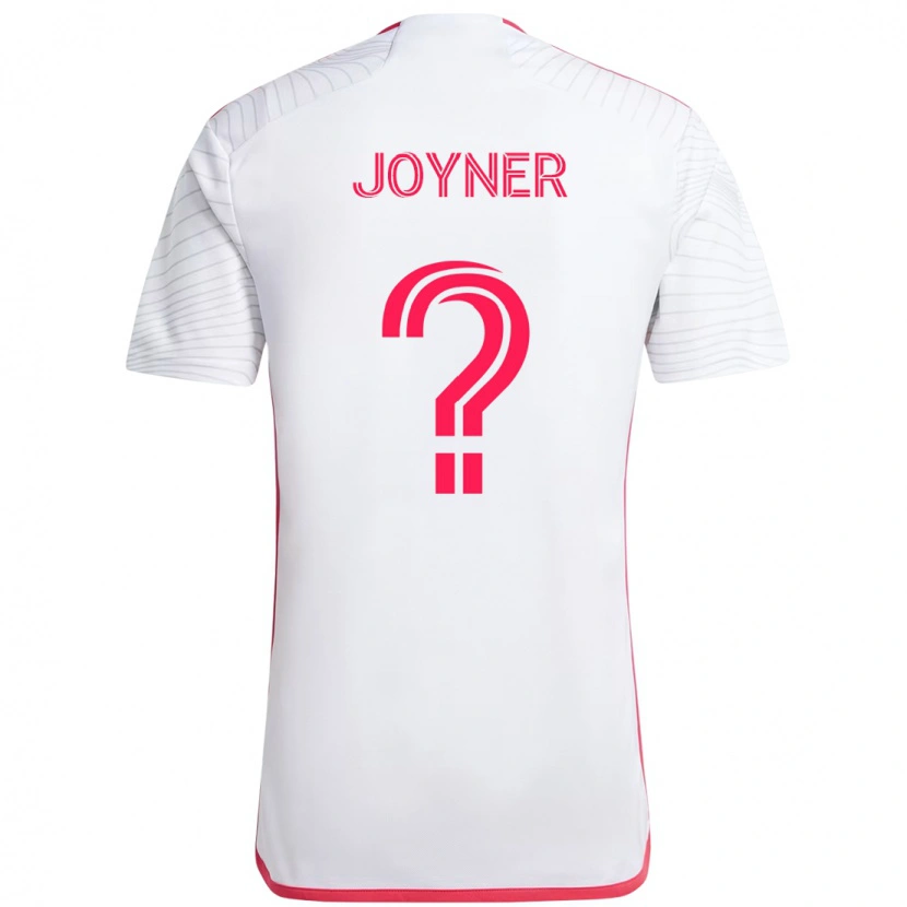 Danxen Børn Mykhi Joyner #0 Magenta Hvid Udebane Spillertrøjer 2025/26 Trøje T-Shirt