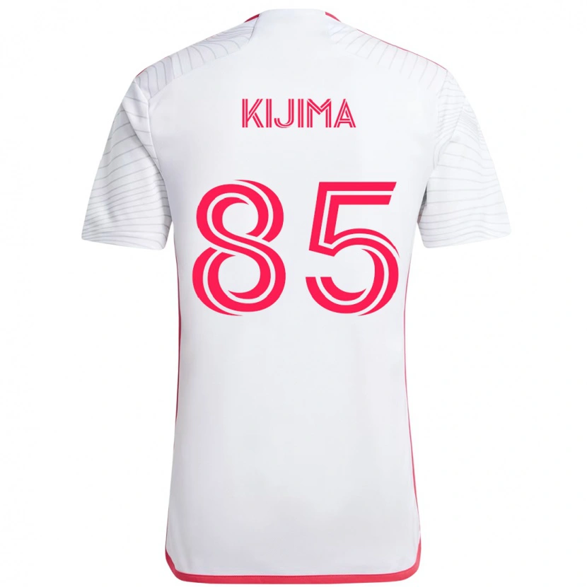 Danxen Børn Hosei Kijima #85 Magenta Hvid Udebane Spillertrøjer 2025/26 Trøje T-Shirt