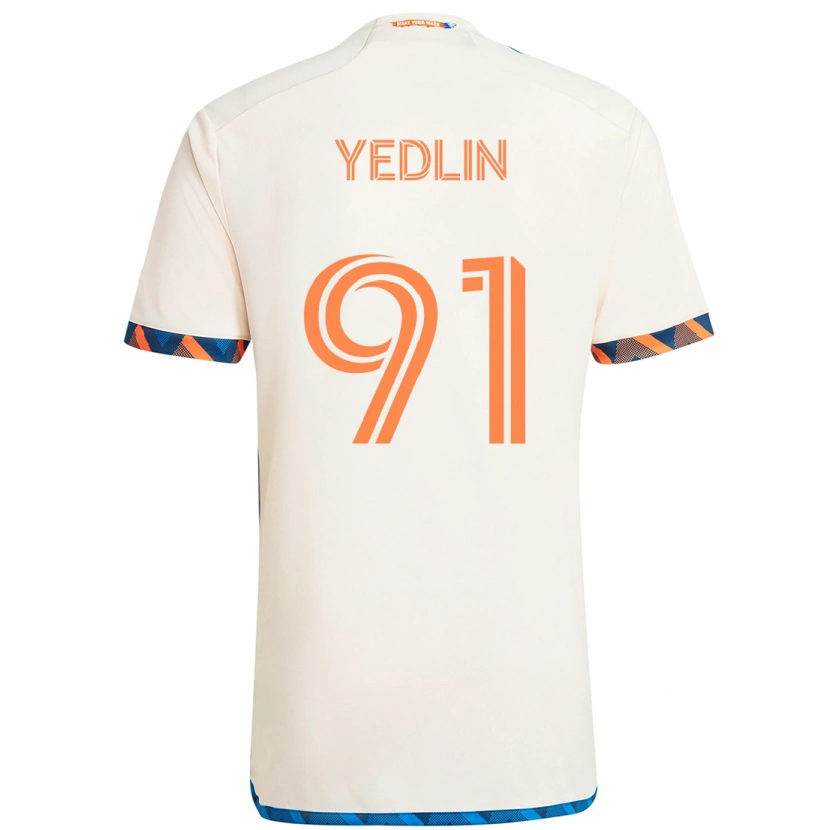 Danxen Børn Deandre Yedlin #91 Mørkeblå Orange Udebane Spillertrøjer 2025/26 Trøje T-Shirt
