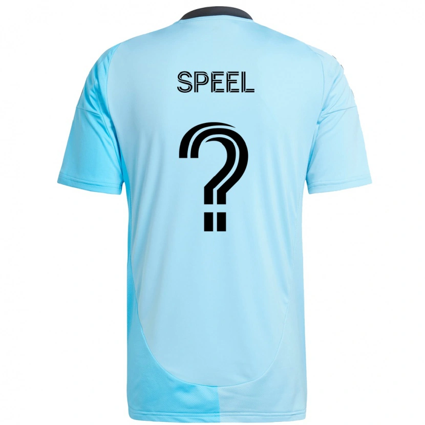 Danxen Børn Wessel Speel #0 Sort Blå Udebane Spillertrøjer 2025/26 Trøje T-Shirt