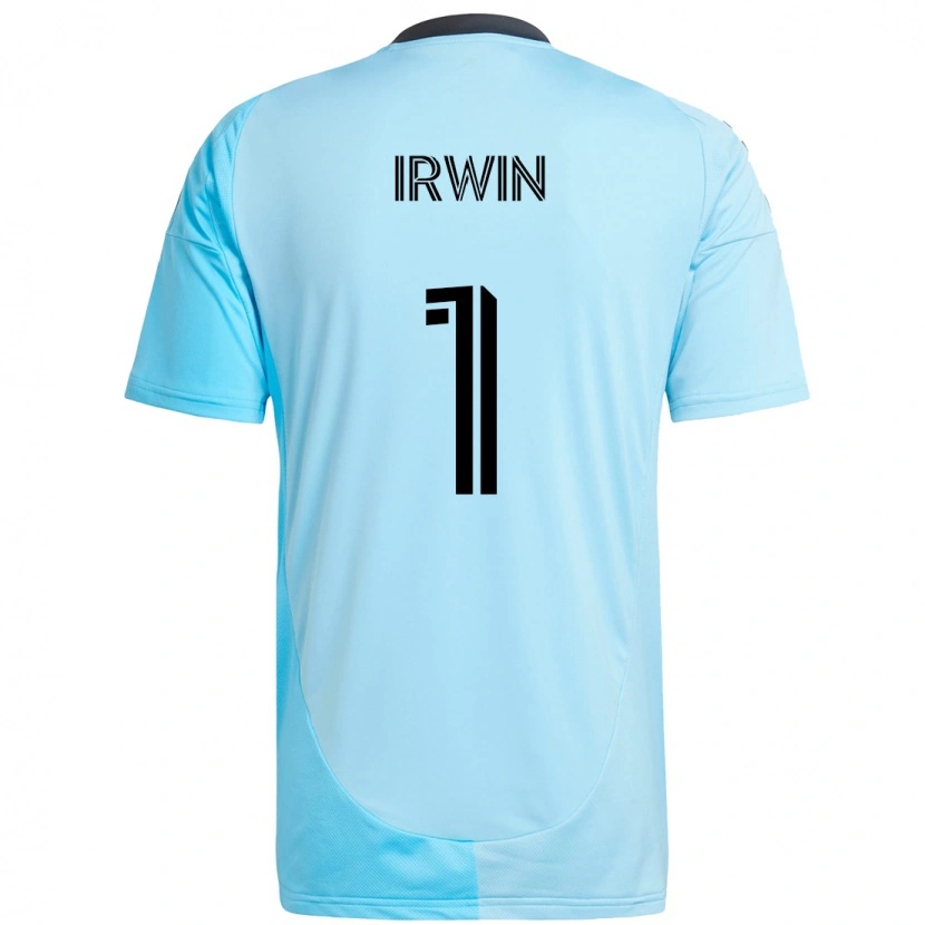 Danxen Børn Clint Irwin #1 Sort Blå Udebane Spillertrøjer 2025/26 Trøje T-Shirt