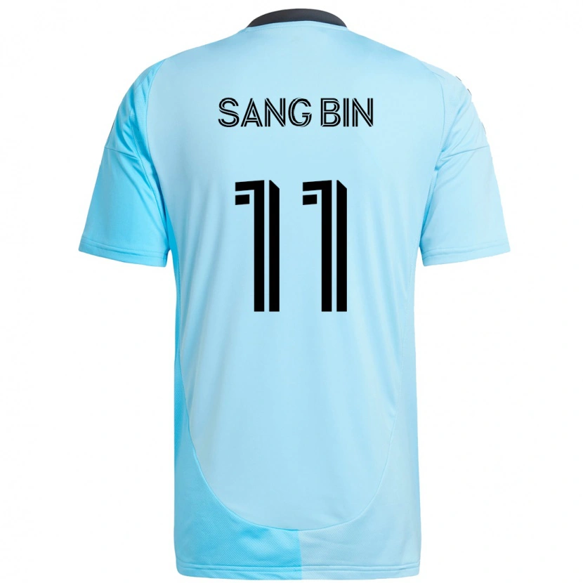 Danxen Børn Sang-Bin Jeong #11 Sort Blå Udebane Spillertrøjer 2025/26 Trøje T-Shirt
