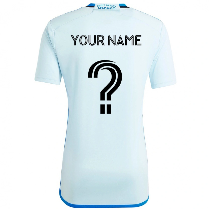 Danxen Børn Dit Navn #0 Mørkeblå Sort Udebane Spillertrøjer 2025/26 Trøje T-Shirt