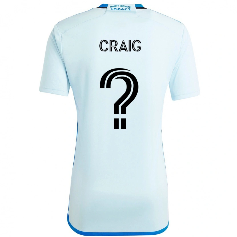 Danxen Børn Brandan Craig #0 Mørkeblå Sort Udebane Spillertrøjer 2025/26 Trøje T-Shirt