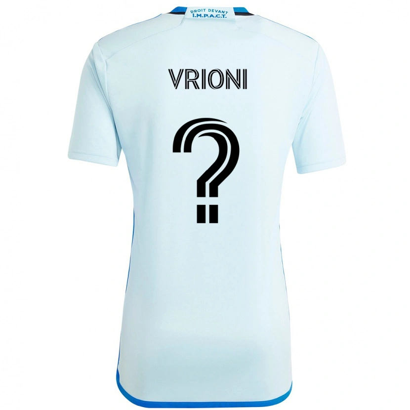 Danxen Børn Giacomo Vrioni #0 Mørkeblå Sort Udebane Spillertrøjer 2025/26 Trøje T-Shirt