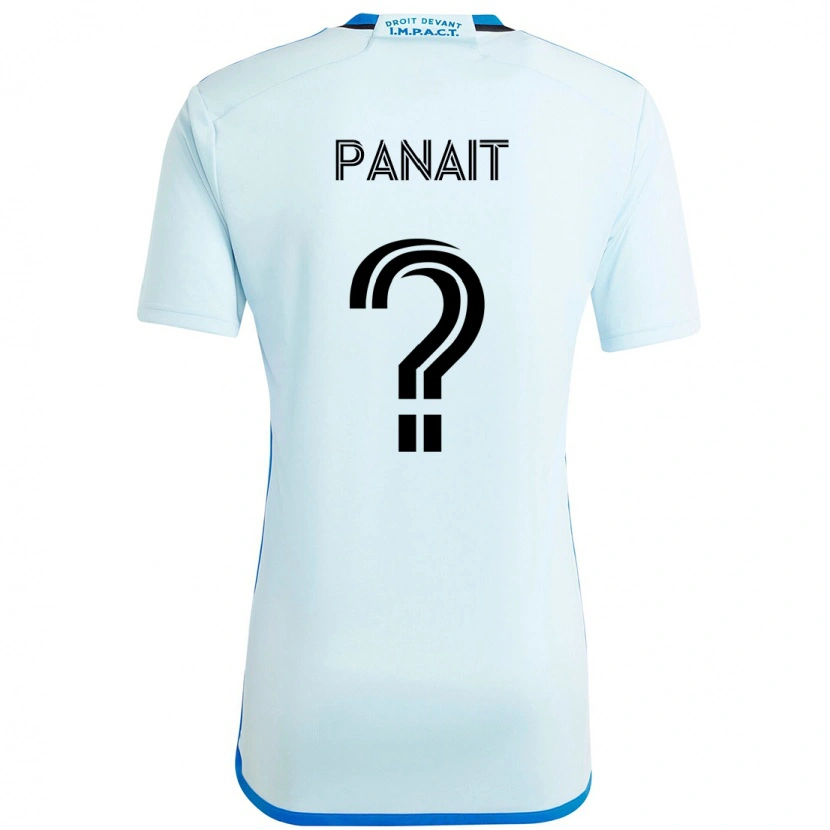 Danxen Børn Daniel Panait #0 Mørkeblå Sort Udebane Spillertrøjer 2025/26 Trøje T-Shirt