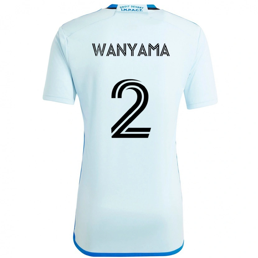 Danxen Børn Victor Wanyama #2 Mørkeblå Sort Udebane Spillertrøjer 2025/26 Trøje T-Shirt