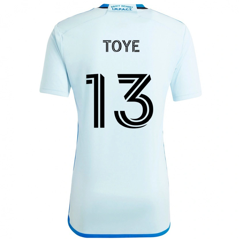 Danxen Børn Mason Toye #13 Mørkeblå Sort Udebane Spillertrøjer 2025/26 Trøje T-Shirt