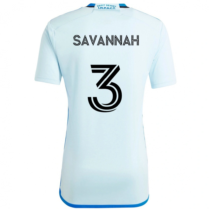 Danxen Børn Chenail Savannah #3 Mørkeblå Sort Udebane Spillertrøjer 2025/26 Trøje T-Shirt