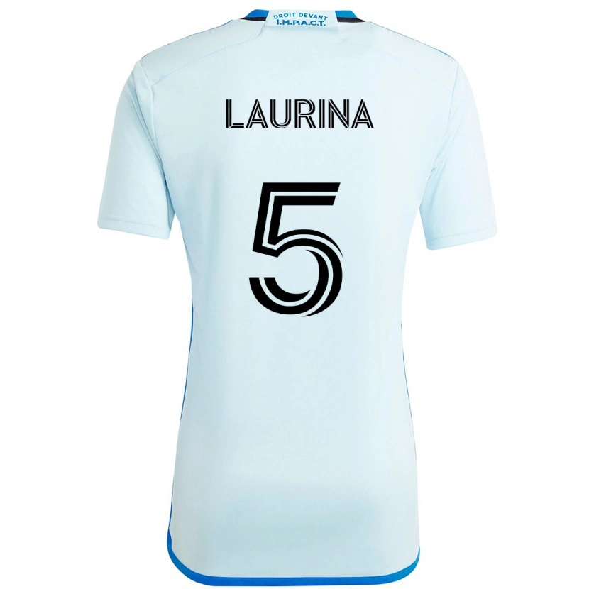 Danxen Børn Bilombo Laurina #5 Mørkeblå Sort Udebane Spillertrøjer 2025/26 Trøje T-Shirt