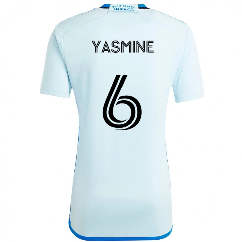 Danxen Børn Décombe Yasmine #6 Mørkeblå Sort Udebane Spillertrøjer 2025/26 Trøje T-Shirt