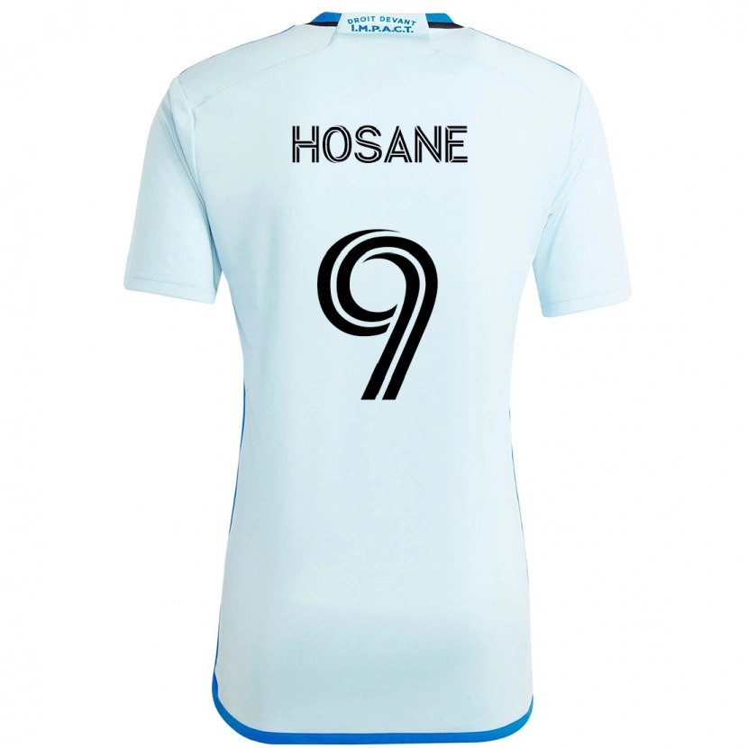 Danxen Børn Soukou Hosane #9 Mørkeblå Sort Udebane Spillertrøjer 2025/26 Trøje T-Shirt