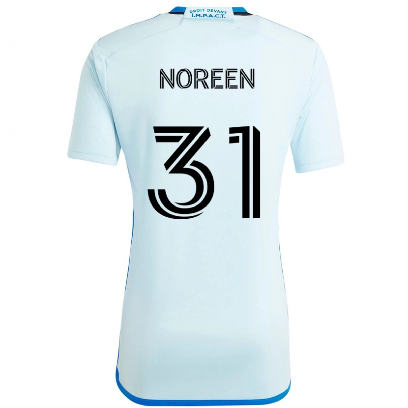 Danxen Børn Tijhof Noreen #31 Mørkeblå Sort Udebane Spillertrøjer 2025/26 Trøje T-Shirt