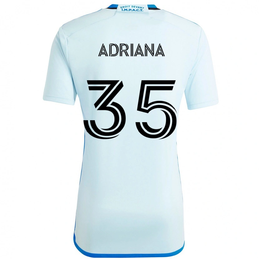 Danxen Børn Teoli Adriana #35 Mørkeblå Sort Udebane Spillertrøjer 2025/26 Trøje T-Shirt