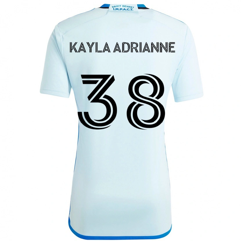 Danxen Børn Kamdem Kayla Adrianne #38 Mørkeblå Sort Udebane Spillertrøjer 2025/26 Trøje T-Shirt