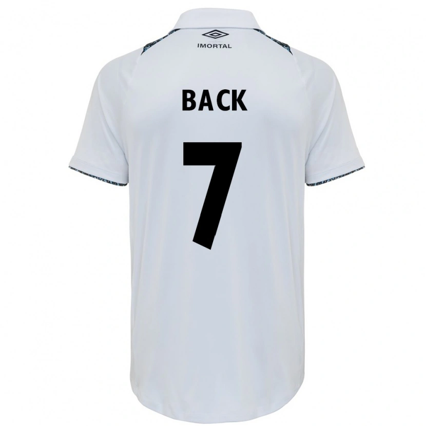 Danxen Børn Pri Back #7 Blå Sort Hvid Udebane Spillertrøjer 2025/26 Trøje T-Shirt