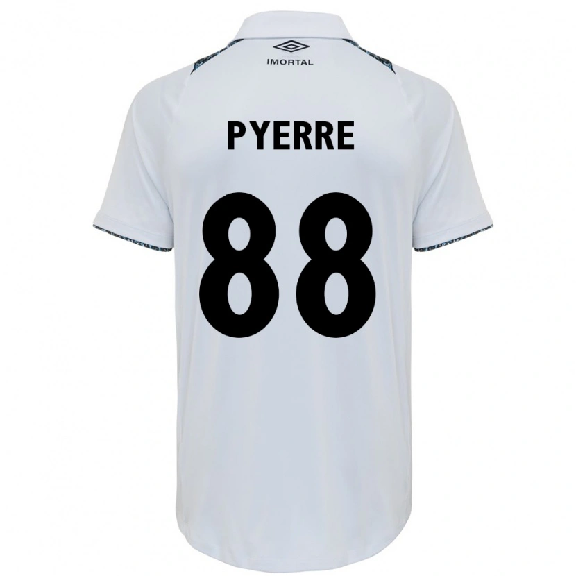 Danxen Børn Jean Pyerre #88 Blå Sort Hvid Udebane Spillertrøjer 2025/26 Trøje T-Shirt
