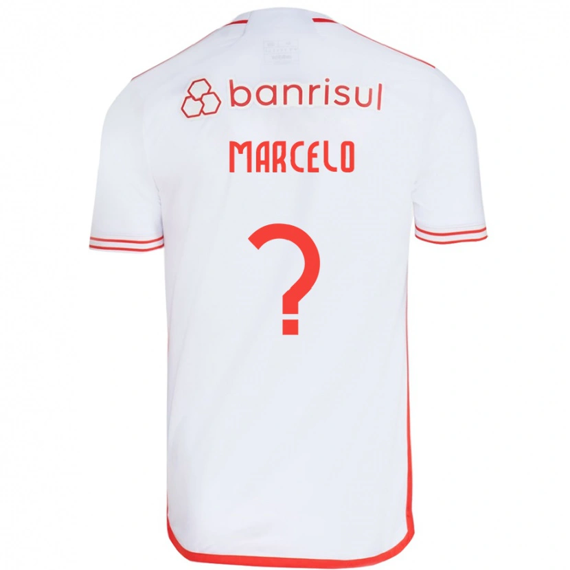 Danxen Børn João Marcelo #0 Rød Hvid Udebane Spillertrøjer 2025/26 Trøje T-Shirt