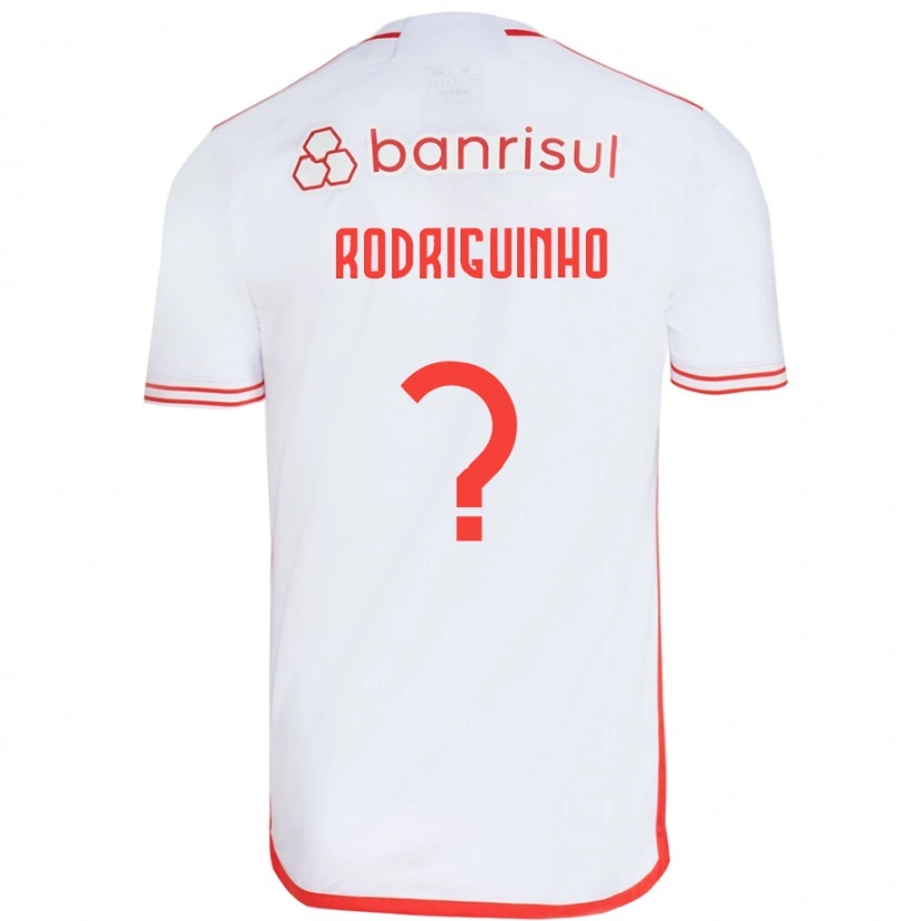 Danxen Børn Rodriguinho #0 Rød Hvid Udebane Spillertrøjer 2025/26 Trøje T-Shirt