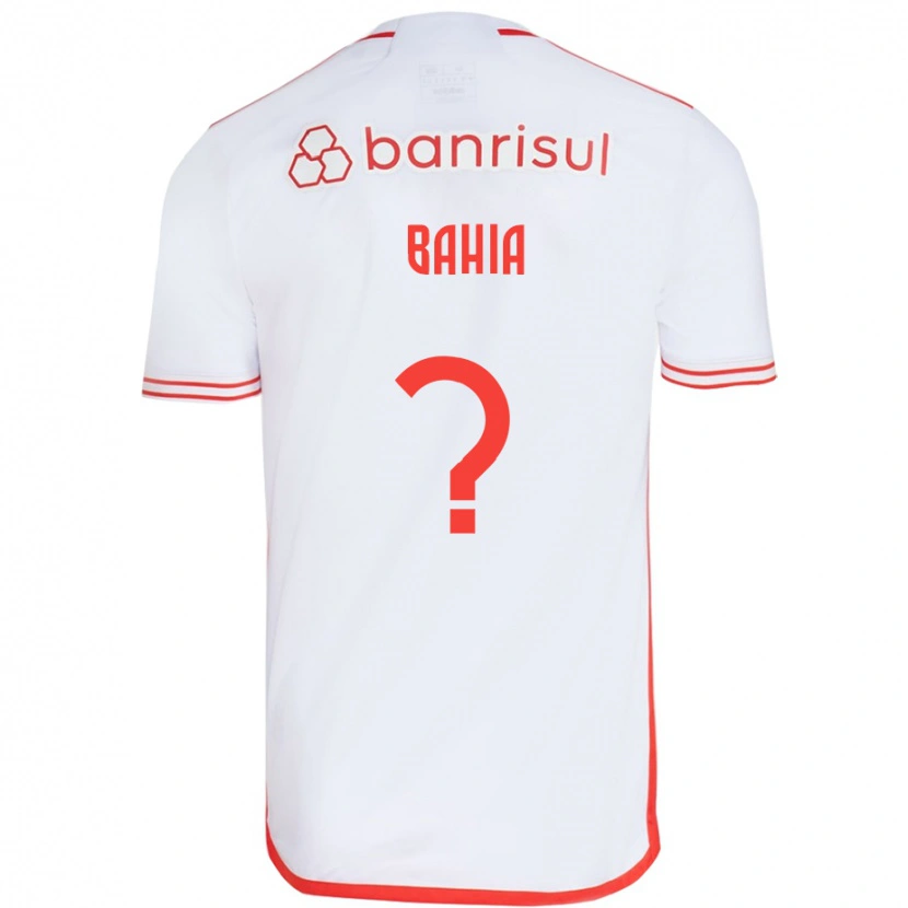 Danxen Børn Guilherme Bahia #0 Rød Hvid Udebane Spillertrøjer 2025/26 Trøje T-Shirt