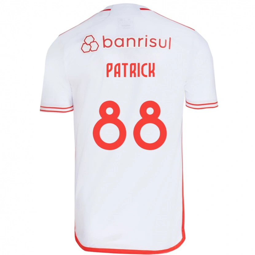 Danxen Børn Patrick #88 Rød Hvid Udebane Spillertrøjer 2025/26 Trøje T-Shirt