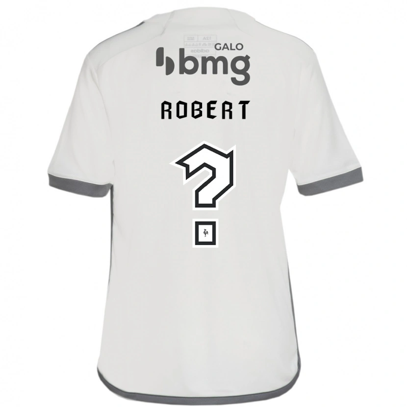 Danxen Børn Robert Alves #0 Hvid Sort Udebane Spillertrøjer 2025/26 Trøje T-Shirt