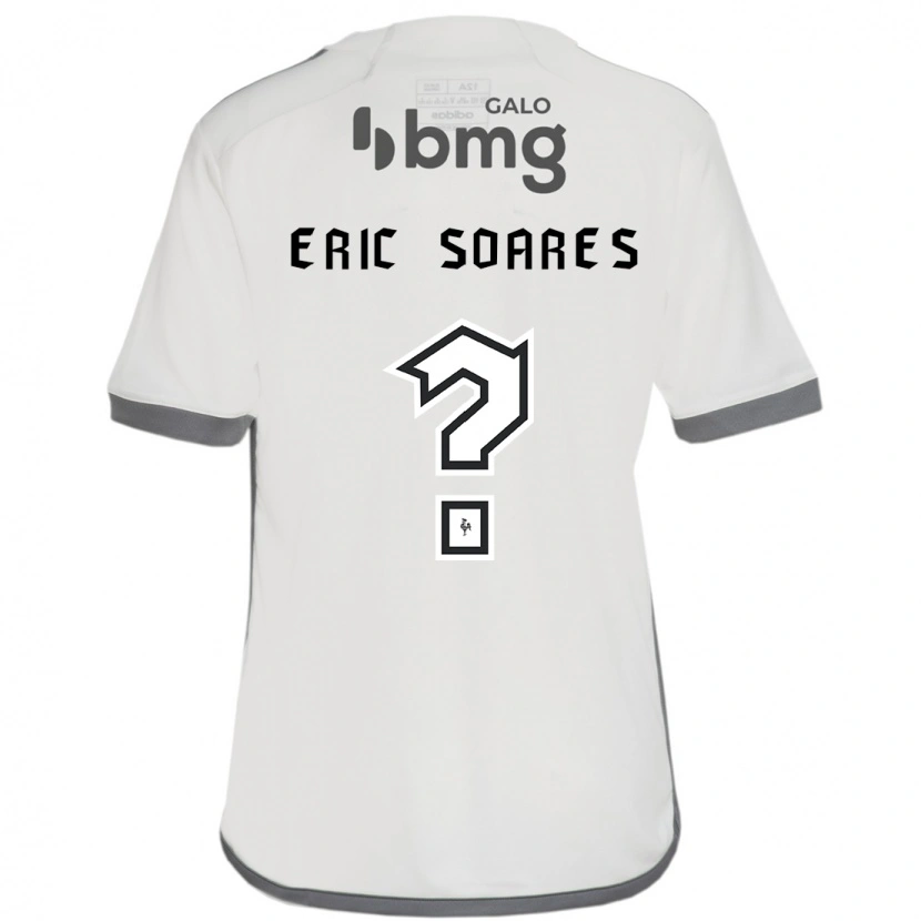 Danxen Børn Eric Soares #0 Hvid Sort Udebane Spillertrøjer 2025/26 Trøje T-Shirt