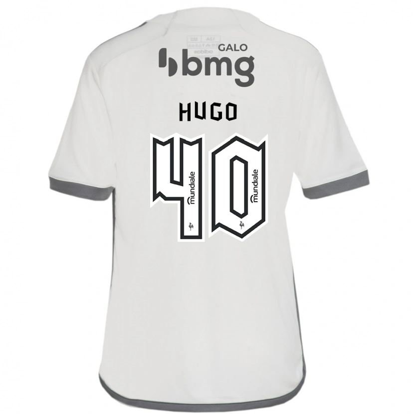 Danxen Børn Vitinho #40 Hvid Sort Udebane Spillertrøjer 2025/26 Trøje T-Shirt