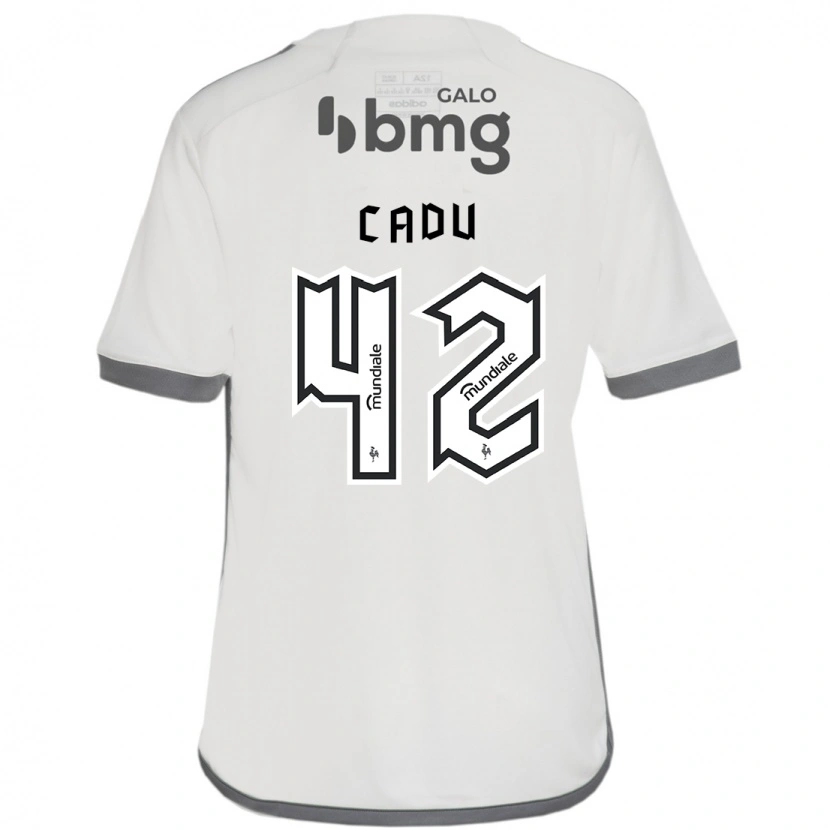 Danxen Børn Cadu #42 Hvid Sort Udebane Spillertrøjer 2025/26 Trøje T-Shirt