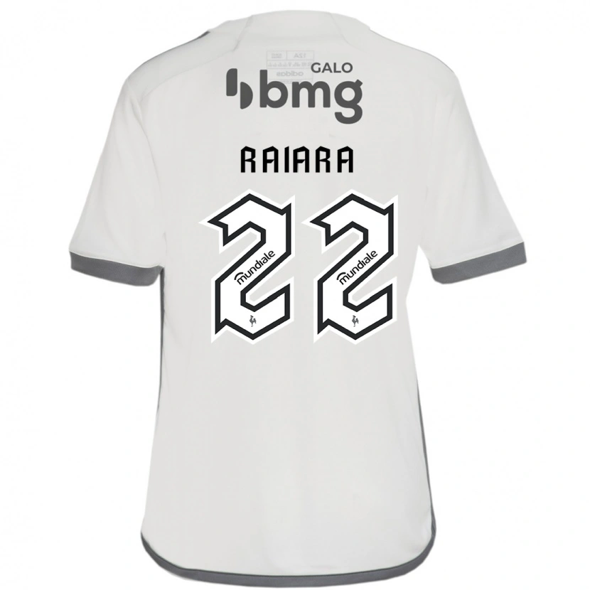 Danxen Børn Raiara #22 Hvid Sort Udebane Spillertrøjer 2025/26 Trøje T-Shirt