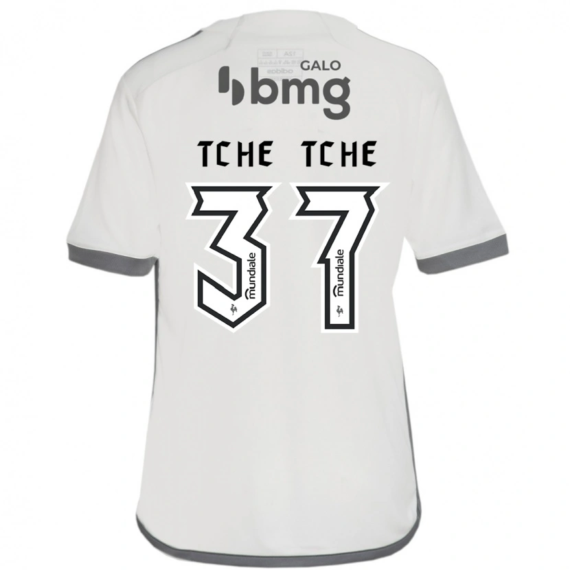 Danxen Børn Tche Tche #37 Hvid Sort Udebane Spillertrøjer 2025/26 Trøje T-Shirt